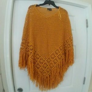 Mustard poncho